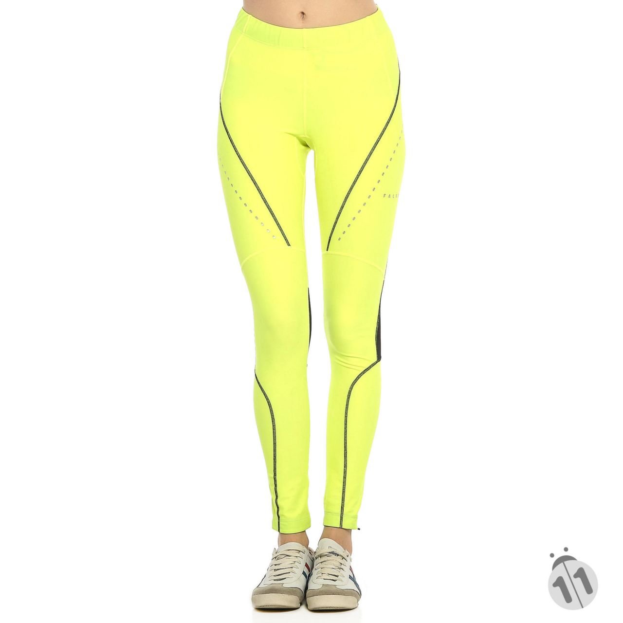 Falke Ergonomik Sarı DryFit Koşu Fitness Yoga Yürüyüş 4/4 Spor Taytı