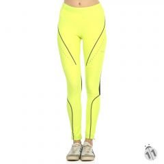 Falke Ergonomik Sarı DryFit Koşu Fitness Yoga Yürüyüş 4/4 Spor Taytı