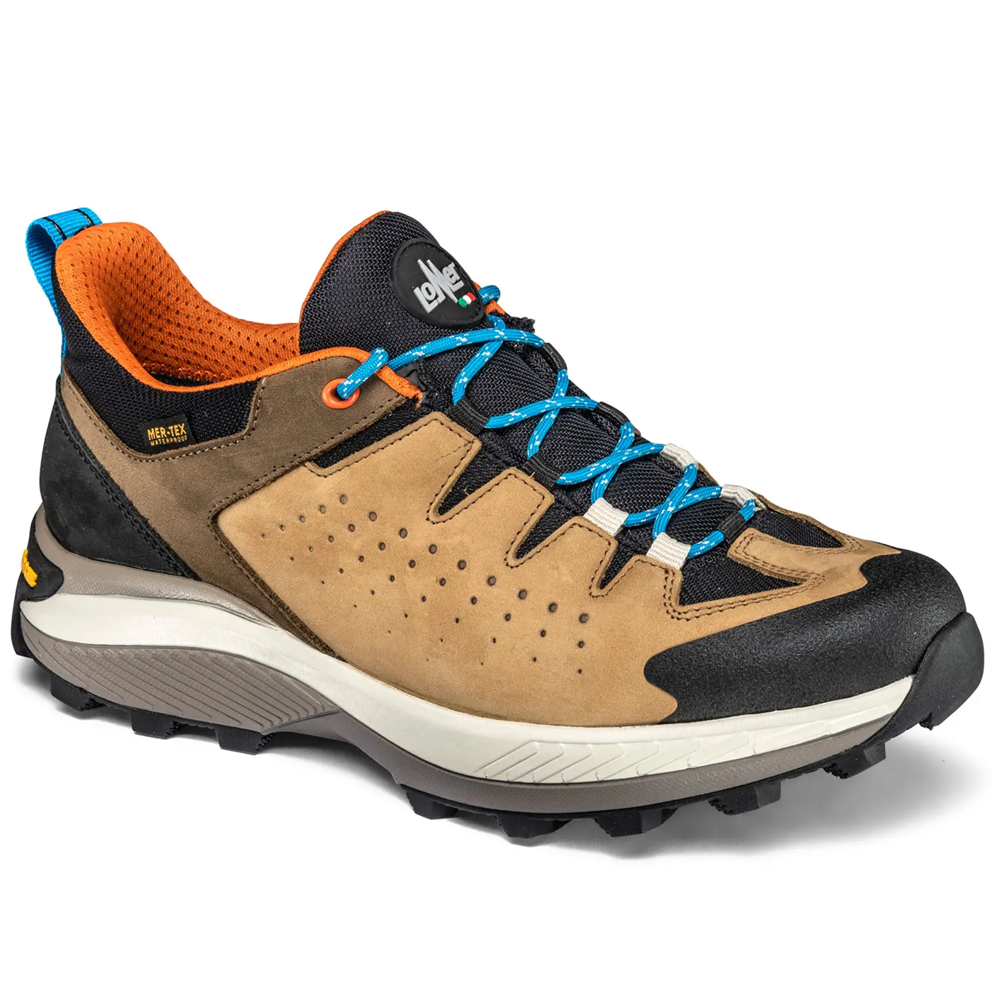 Lomer Italy Mercury MTX Waterproof Vibram Deri Erkek Ayakkabı Safari Olive