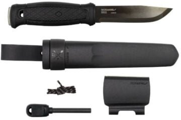 Morakniv® Garberg Black Blade with Survival Kit (C) -Mora Bıçak-