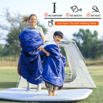 KingCamp Deluxe Double 7,5 cm Çift Kişilik Şişme Mat R:11