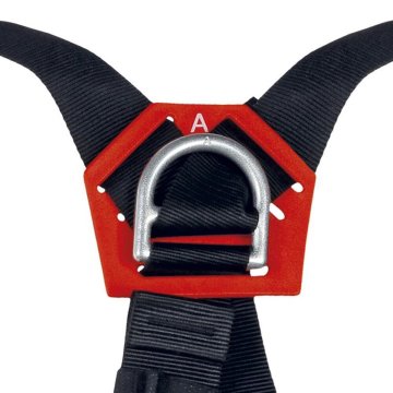 Tarzan Economic Full Body Harness Black-Red
