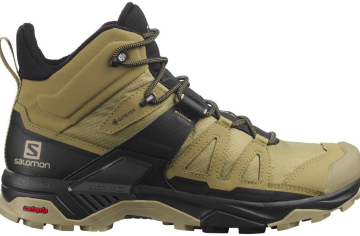Salomon X Ultra 4 Mid Kelp/Black/Safari Gore-Tex Erkek Outdoor Bot L41294100