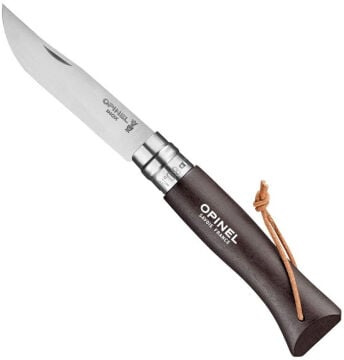 Opinel Inox Trekking 8 No Paslanmaz Çelik Çakı (Kahverengi)