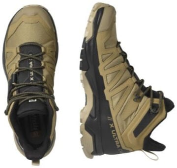 Salomon X Ultra 4 Mid Kelp/Black/Safari Gore-Tex Erkek Outdoor Bot L41294100