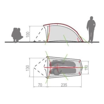 Vaude Hogan SUL 2P 2 Kişilik 3 Mevsim Çadır 12481