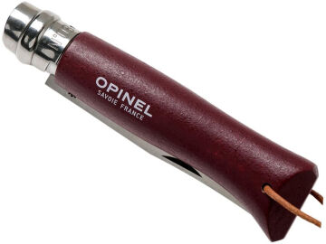 Opinel Inox Trekking 8 No Paslanmaz Çelik Çakı (Bordo)