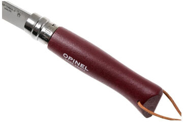 Opinel Inox Trekking 8 No Paslanmaz Çelik Çakı (Bordo)