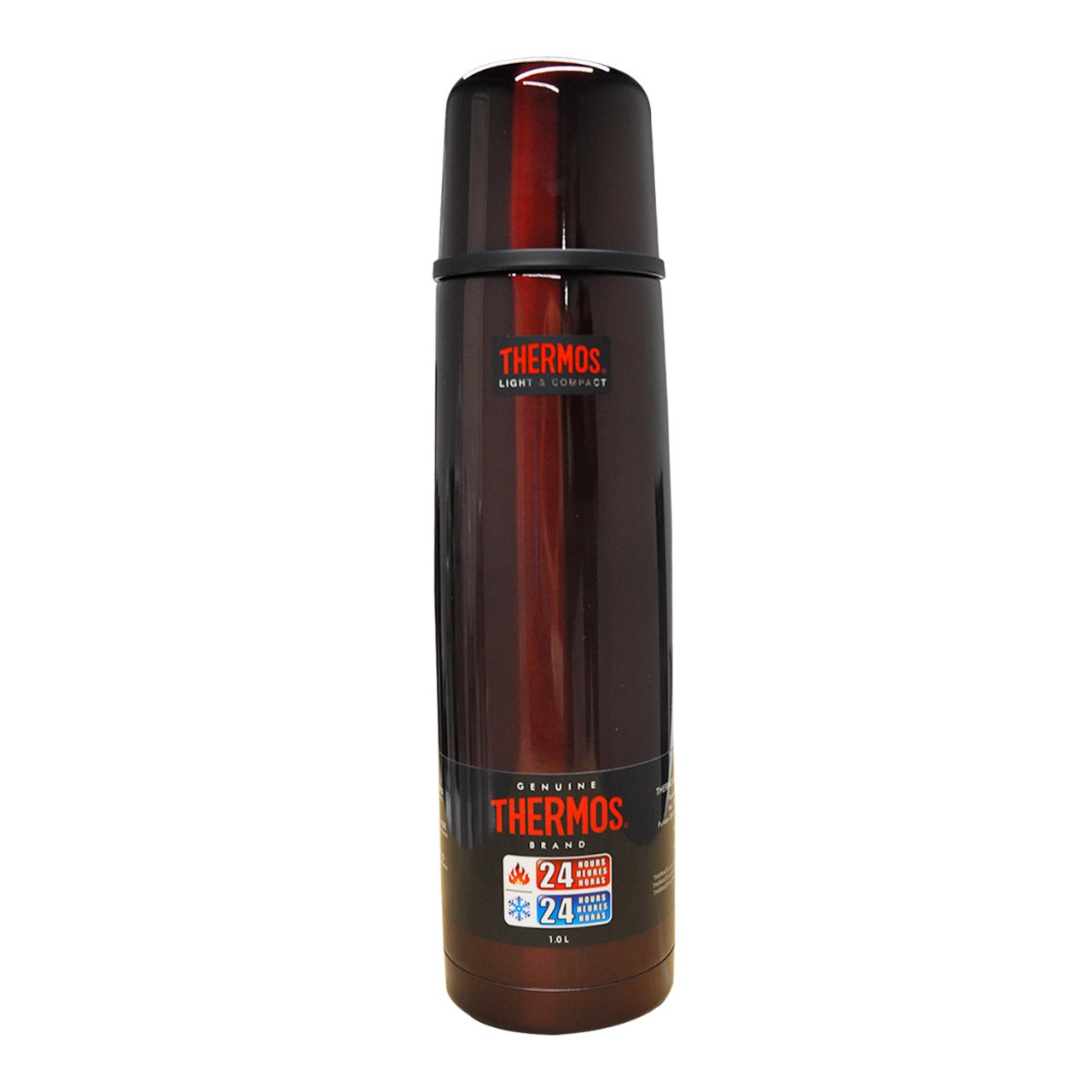Thermos FBB-1000 Light & Compact 1L Midnight Red 185199 Termos