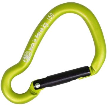 Kong Harness Alu Sarı / Siyah Alüminyum Asimetrik Anahtarlık Karabina 1,5 kN 65 mm Keylock 735C00CN0KK