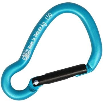 Kong Harness Alu Cam Göbeği / Siyah Alüminyum Asimetrik Anahtarlık Karabina 5 kN 85 mm Keylock 735E00BN0KK