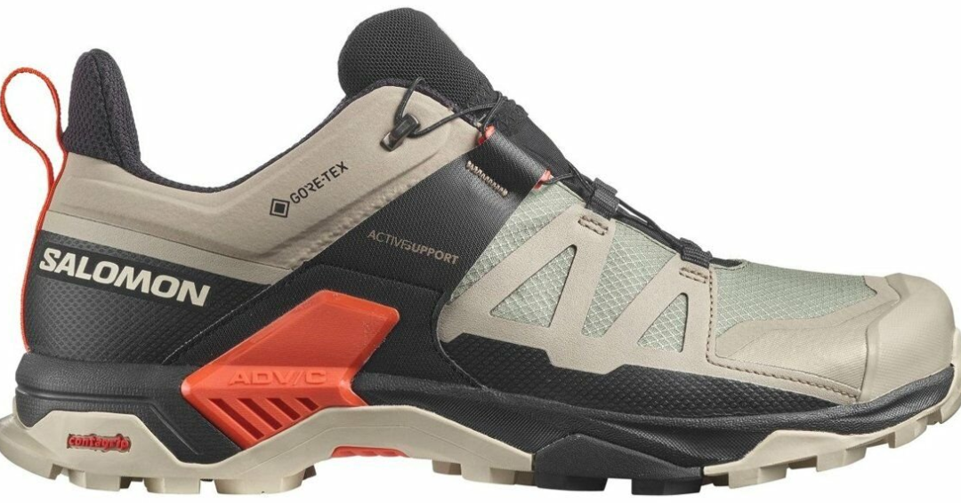Salomon X ULTRA 4 Goretex Erkek Ayakkabı Vintage Kaki/Black/CHERRY TOMATO L41731400