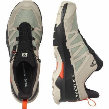 Salomon X ULTRA 4 Goretex Erkek Ayakkabı Vintage Kaki/Black/CHERRY TOMATO L41731400