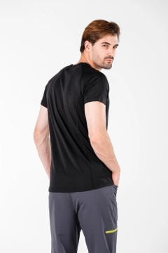 Woolona Berg Siyah Kısa Kollu %100 Yün Termal İçlik