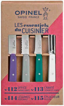 Opinel Les Essentials Art Deco 4'lü Bıçak Seti