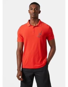 Helly Hansen Hp Race Polo Yaka T-Shirt Kırmızı
