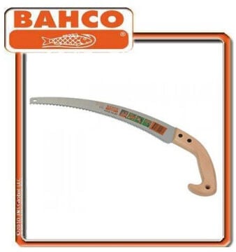 Bahco 4211-11-6T Eğelenebilir Ahşap Tutmaklı Budama Kesme Testeresi 11Cm