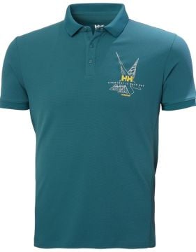 Helly Hansen Hp Race Polo Yaka T-Shirt Dark Greek