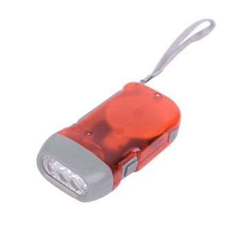 Headlight Dinamolu Acil Durum Deprem El Feneri Mavi