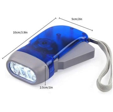 Headlight Dinamolu Acil Durum Deprem El Feneri