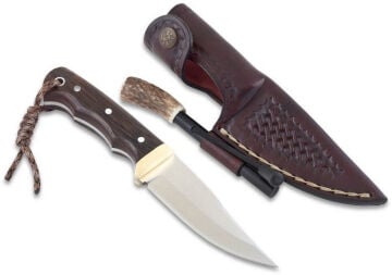 Cem Emir Beyoğlu Kaması Av Bıçağı Ateş Başlatıcılı  (Wenge)