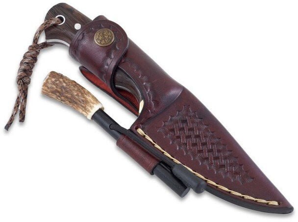 Cem Emir Beyoğlu Kaması Av Bıçağı Ateş Başlatıcılı  (Wenge)