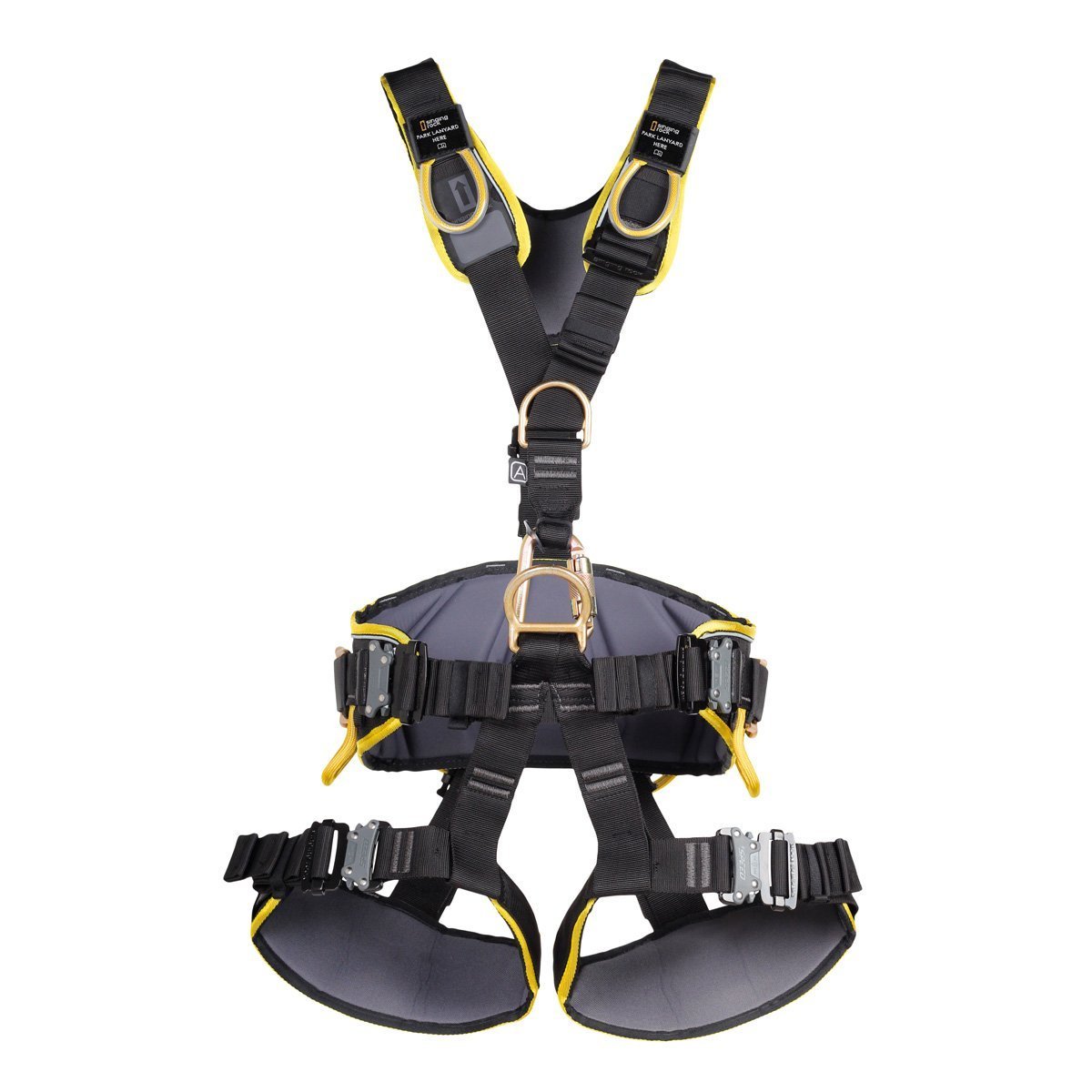 Expert 3D Speed Steel Full Body Harness Endüstriyel Black-Yellow