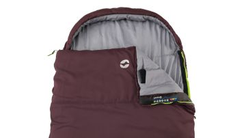 Outwell Campion Lux Aubergine -16°C Comfort Geniş Uyku Tulumu
