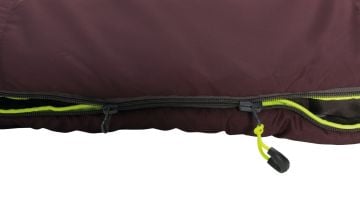Outwell Campion Lux Aubergine -16°C Comfort Geniş Uyku Tulumu