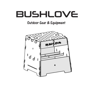Bushlove Huge XXXL Ateş Kutusu Orman Şöminesi Kamp Sobası