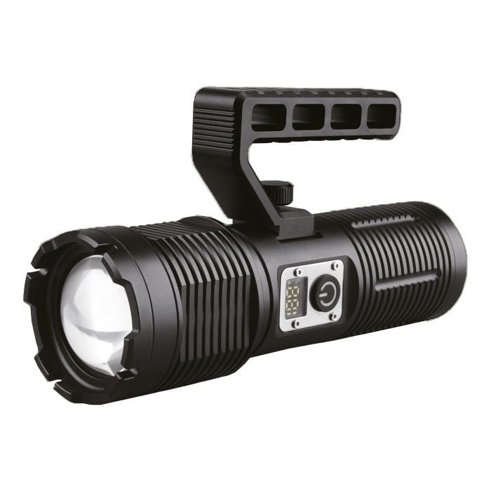 Headlight Fonksiyonlu Şarj Göstergeli Beyaz Gün Ve Kırmızı Işıklı Powerbank Özellikli El Feneri 10000 Lumen