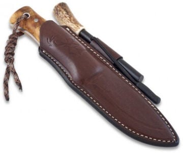Cem Emir Doğa Zeytin Bushcraft Survival Bıçağı (Ateş Başlatıcılı)