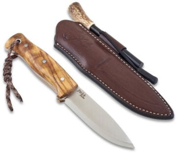 Cem Emir Doğa Zeytin Bushcraft Survival Bıçağı (Ateş Başlatıcılı)