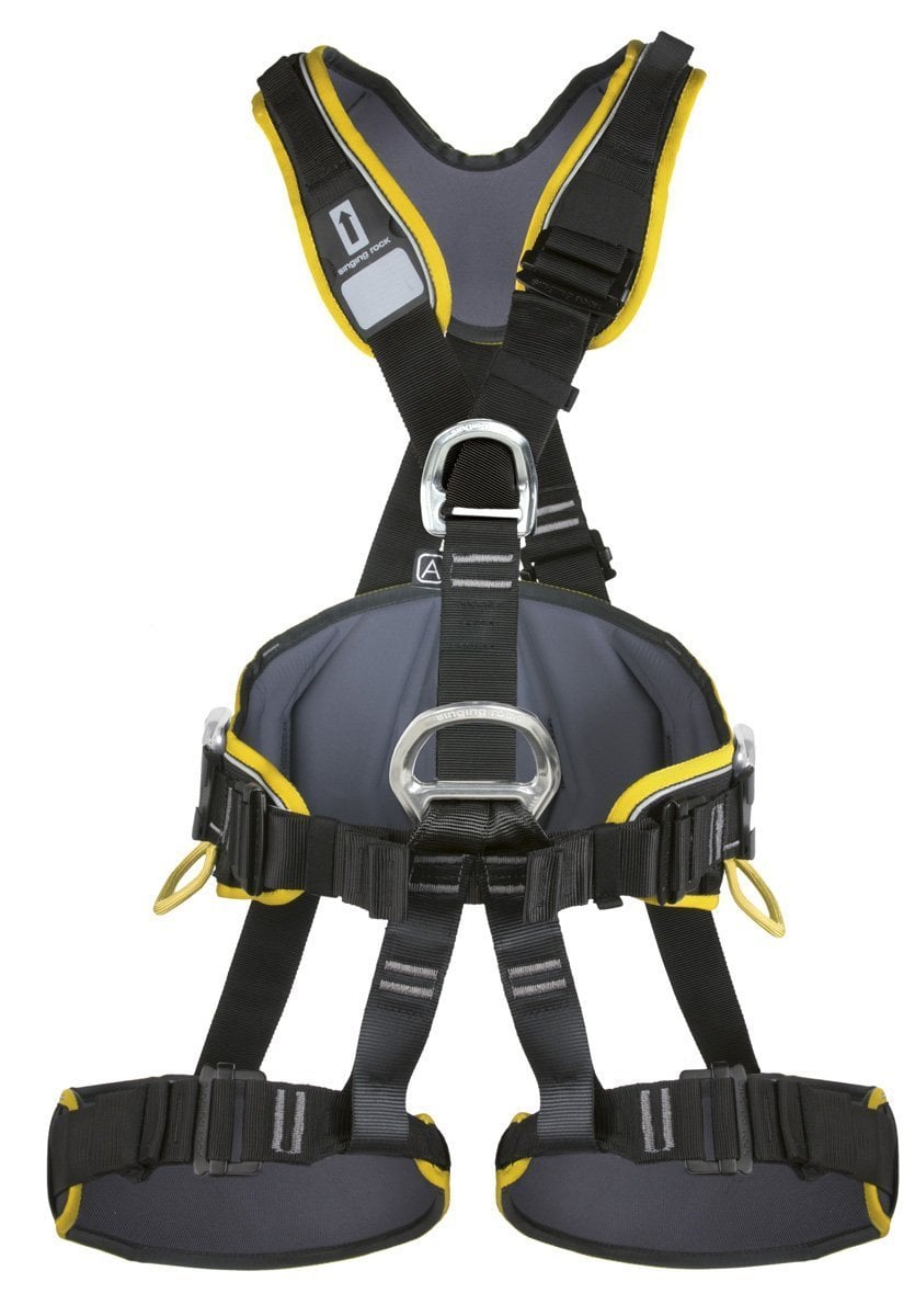 Profı Worker 3D Speed Full Body Harness Endüstriyel Black-Yellow