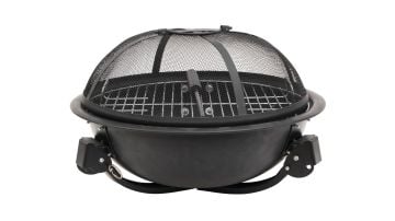 Outwell Cazal Fire Pit M Mangal + Orman Şöminesi + Izgaralı Ateş Çukuru