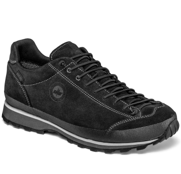 Lomer Italy Bio Naturale MTX Waterproof Vibram Full Çarşak Deri Ayakkabı OffBlack Siyah