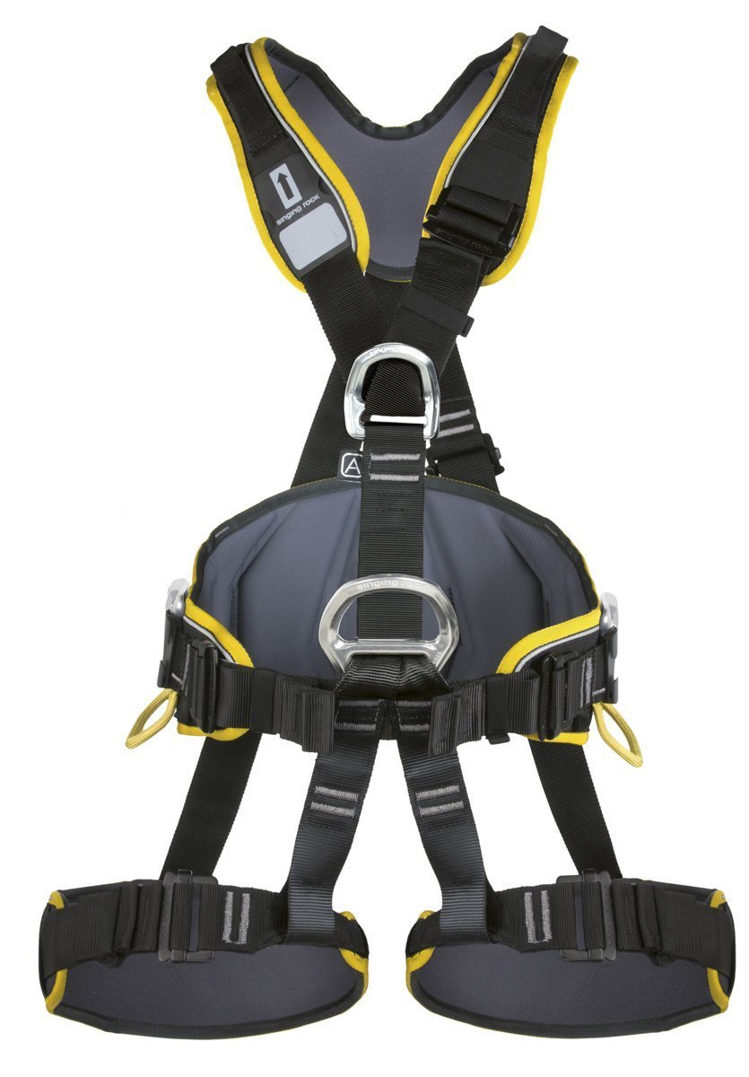 Profı Worker 3D Speed Full Body Harness Endüstriyel Black-Yellow