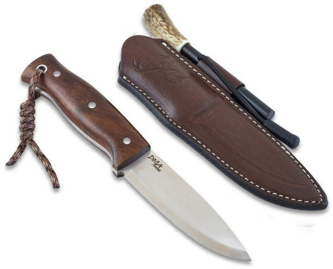 Cem Emir Doğa Ceviz Bushcraft Survival Bıçağı (Ateş Başlatıcılı)