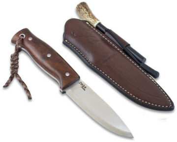 Cem Emir Doğa Ceviz Bushcraft Survival Bıçağı (Ateş Başlatıcılı)