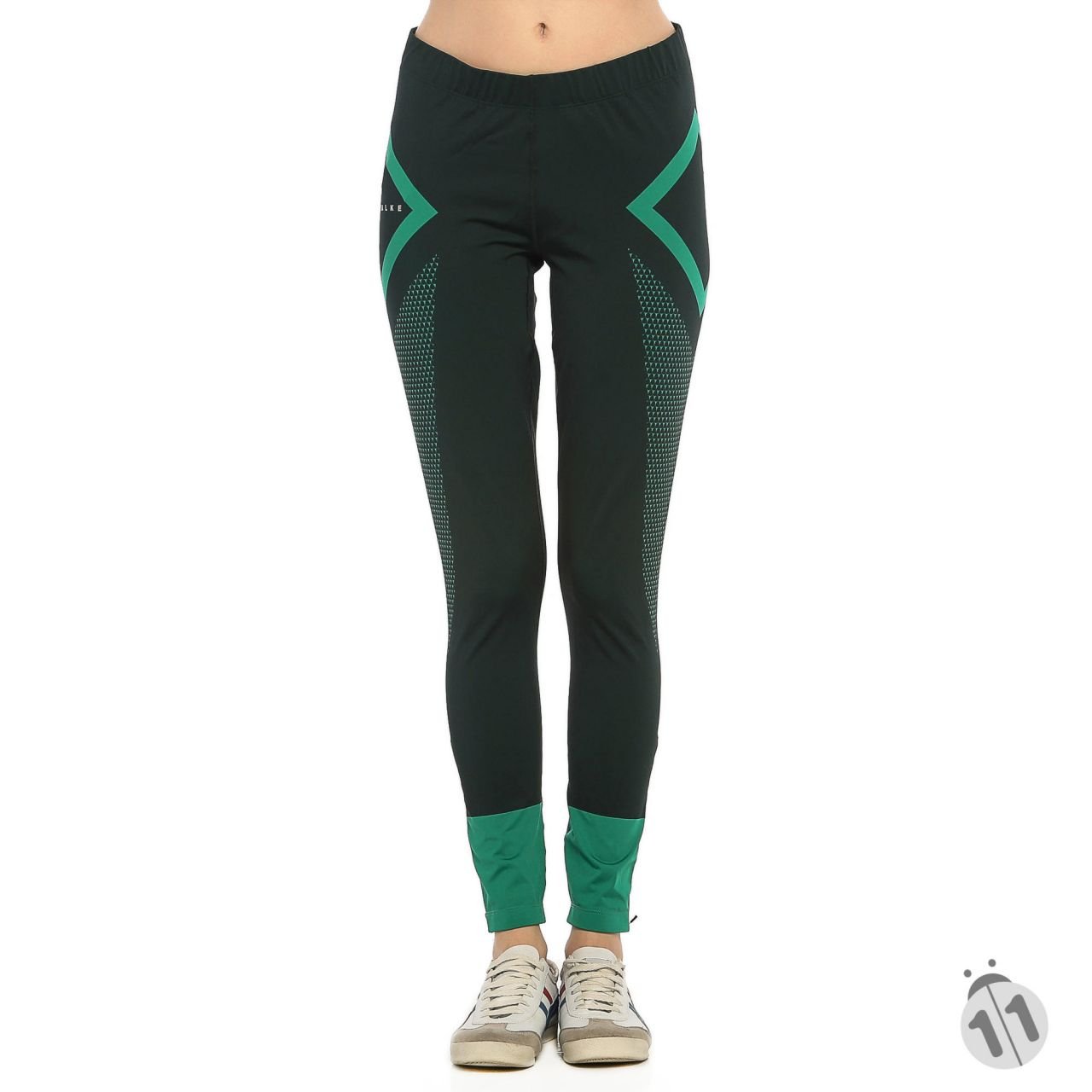 Falke Ergonomik Siyah DryFit Koşu Fitness Yoga Yürüyüş 4/4 Spor Taytı