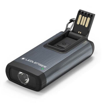 Led Lenser K6R Safety Grey Anahtarlık Alarmlı El Feneri MZ