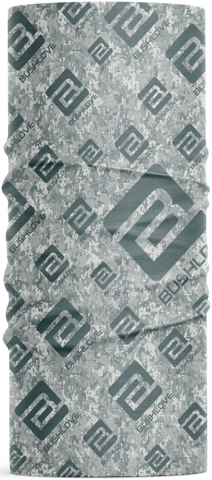 Bushlove Bushcraft Outdoor Bandana Digicam Gri