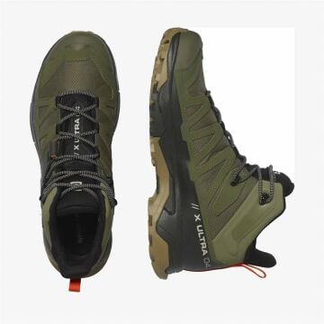 Salomon X Ultra 4 MID Goretex Deep Lichen Green-Peat-Kelp L41739800