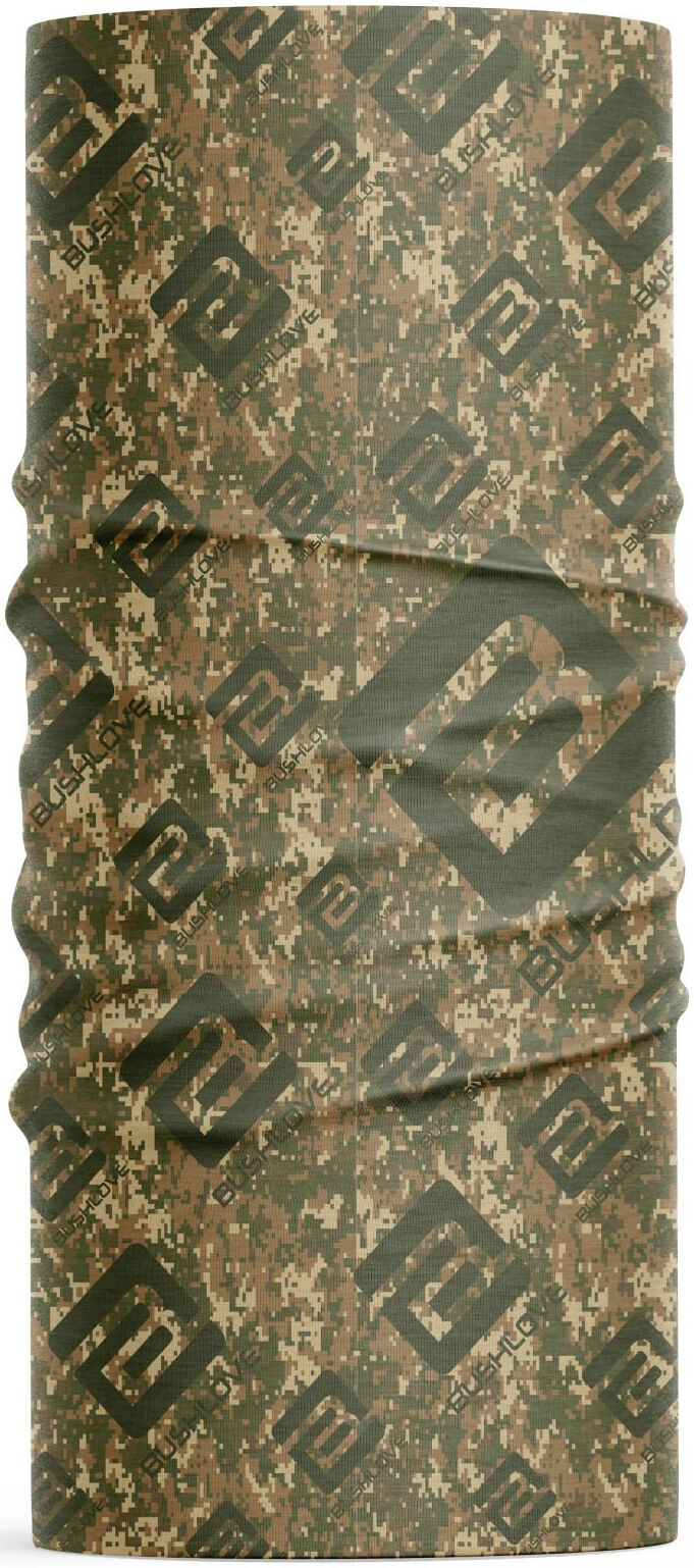 Bushlove Bushcraft Outdoor Bandana Digicam Haki