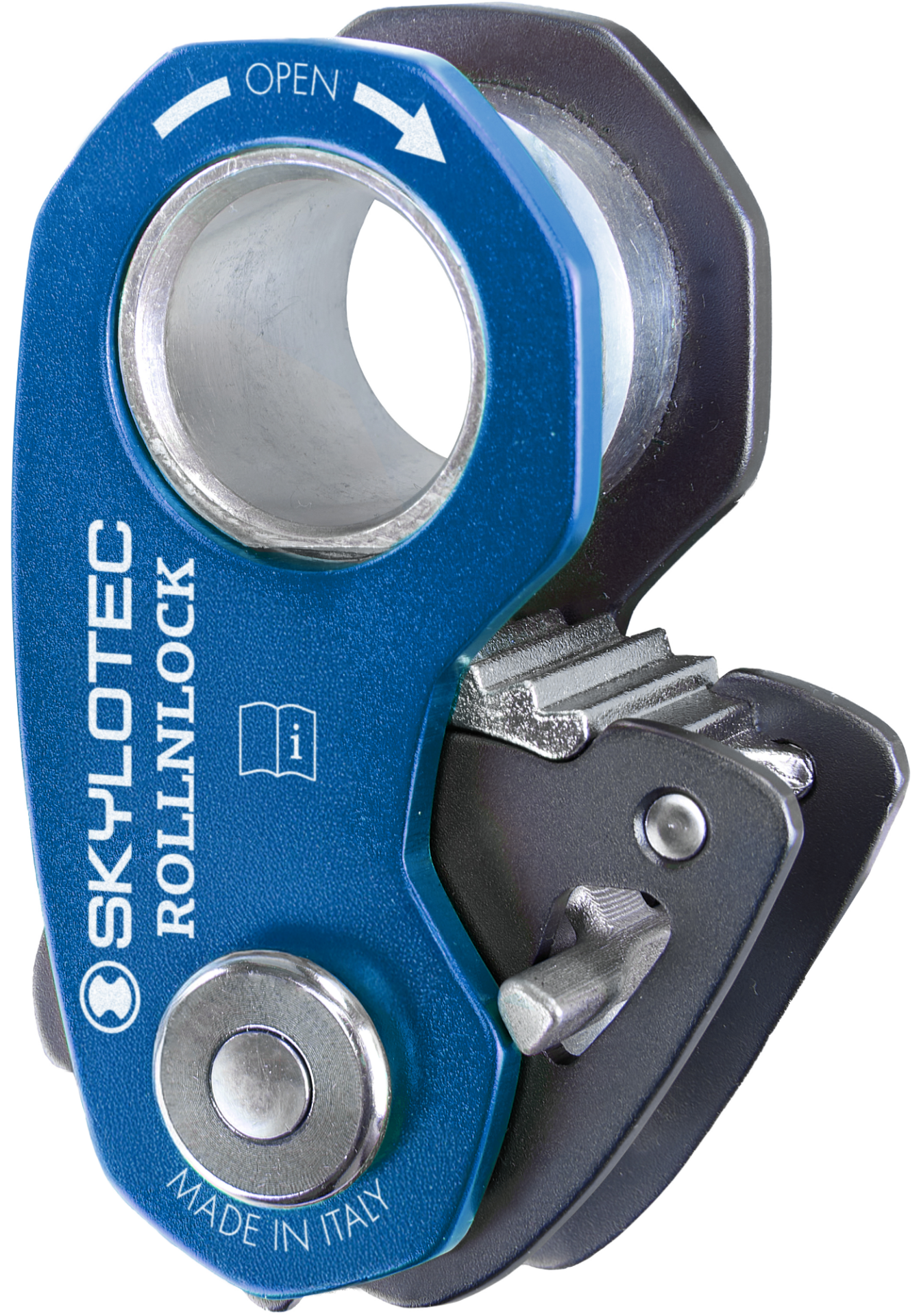 Skylotec Rollnlock Mavi Alüminyum Çok Amaçlı Halat Tutucu Makara EN 567 EN 12278 EN 12841 B