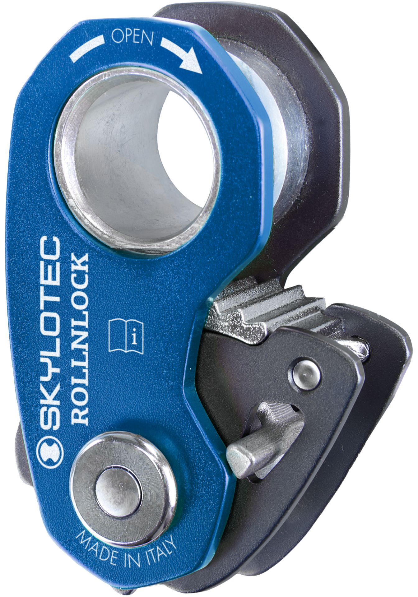 Skylotec Rollnlock Mavi Alüminyum Çok Amaçlı Halat Tutucu Makara EN 567 EN 12278 EN 12841 B