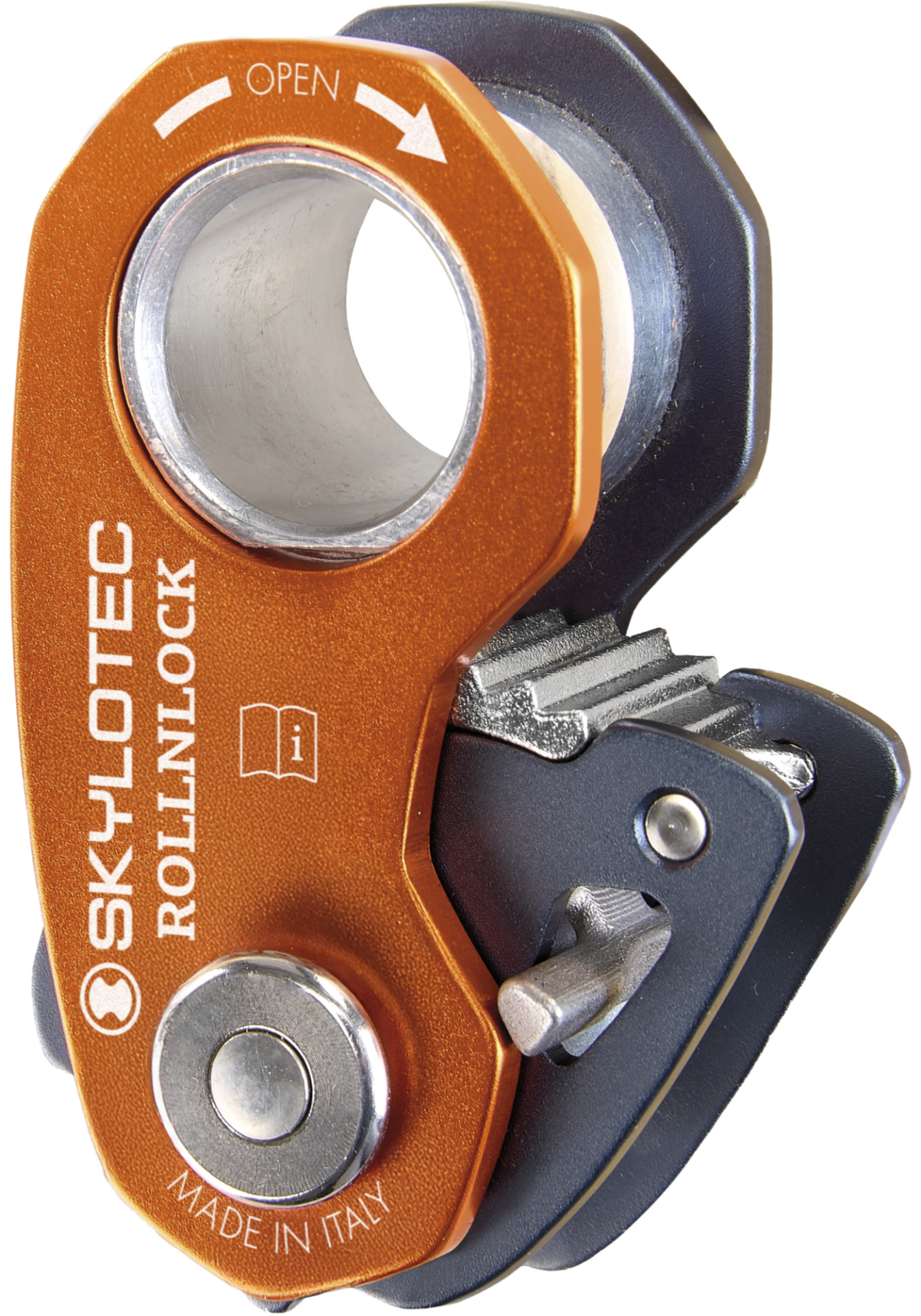 Skylotec Rollnlock Turuncu Alüminyum Çok Amaçlı Halat Tutucu Makara EN 567 EN 12278 EN 12841 B