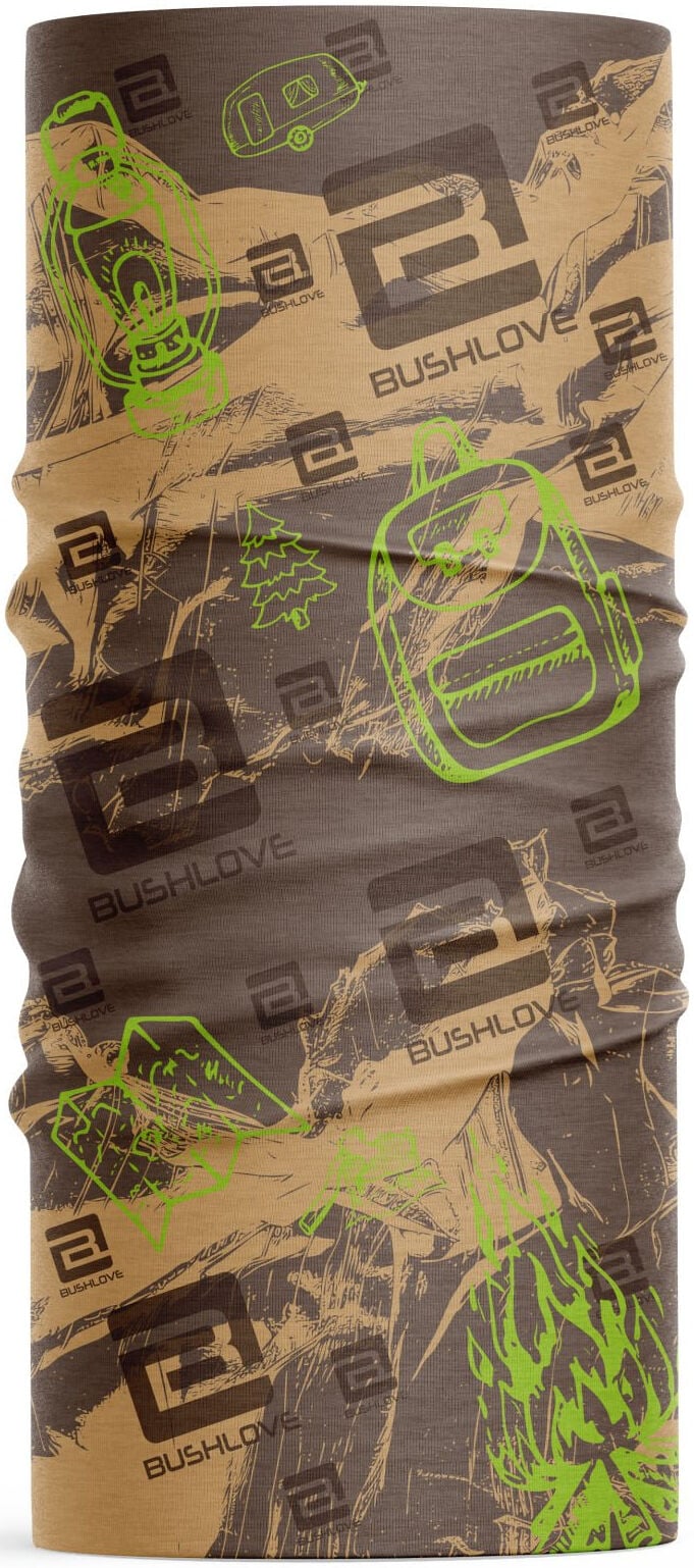 Bushlove Bushcraft Outdoor Bandana Mountain