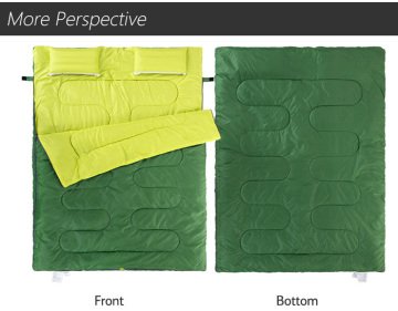 Naturehike Yastıklı Çift Kişilik Uyku Tulumu Yeşil SD15M030-Y