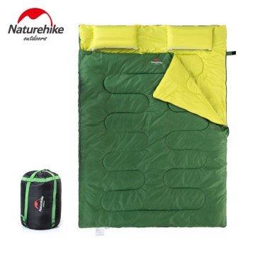 Naturehike Yastıklı Çift Kişilik Uyku Tulumu Yeşil SD15M030-Y